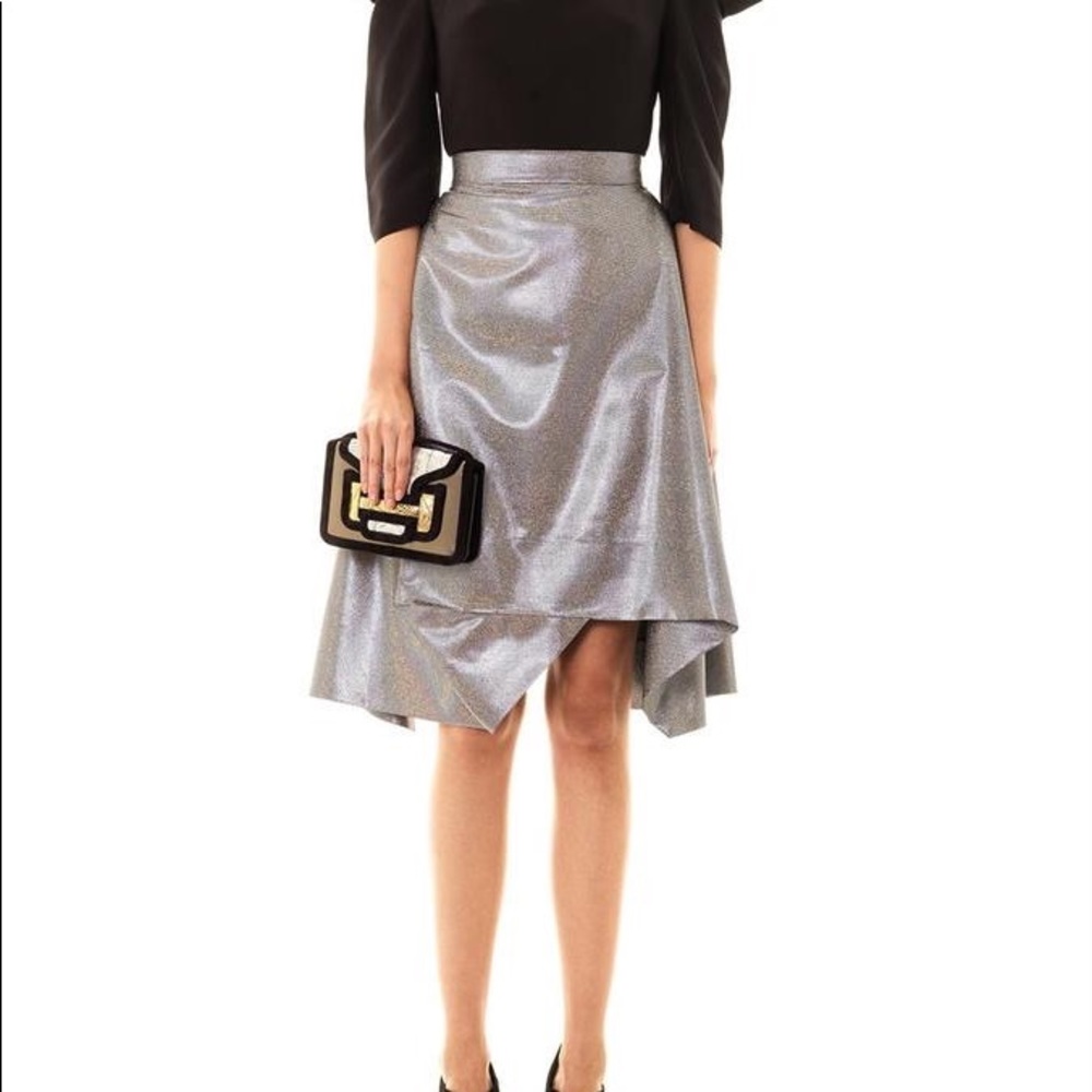 Viviene Westwood anglomania  asymmetrical  Aztec Lurex Full Skirt